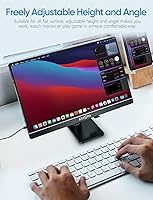 Vista 2 de ARZOPA - Soporte para teléfono celular, soporte plegable para teléfono con altura y ángulo ajustables para escritorio, compatible con iPhone, iPad