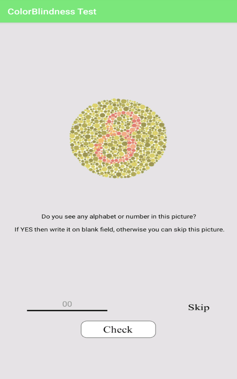 Color blindness test Instant ishihara color blindness testAmazon.co