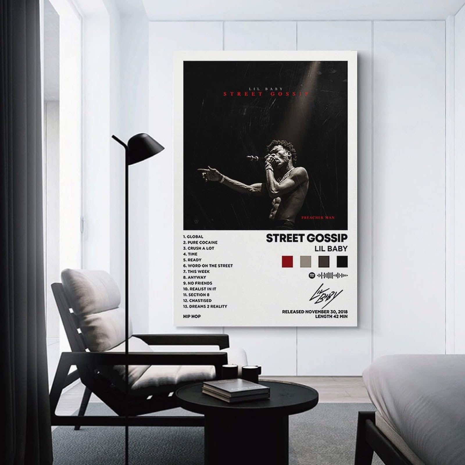PEIXEN Lil Baby - Street Gossip Album Cover Canvas Posters for