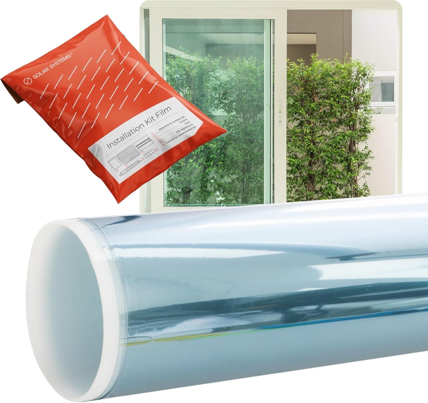 Pellicola Isolante Termica Per Finestre - Tesa Trasparente 4x1,5m Con Nastro Biadesivo - Risparmio Energetico - Foto 13