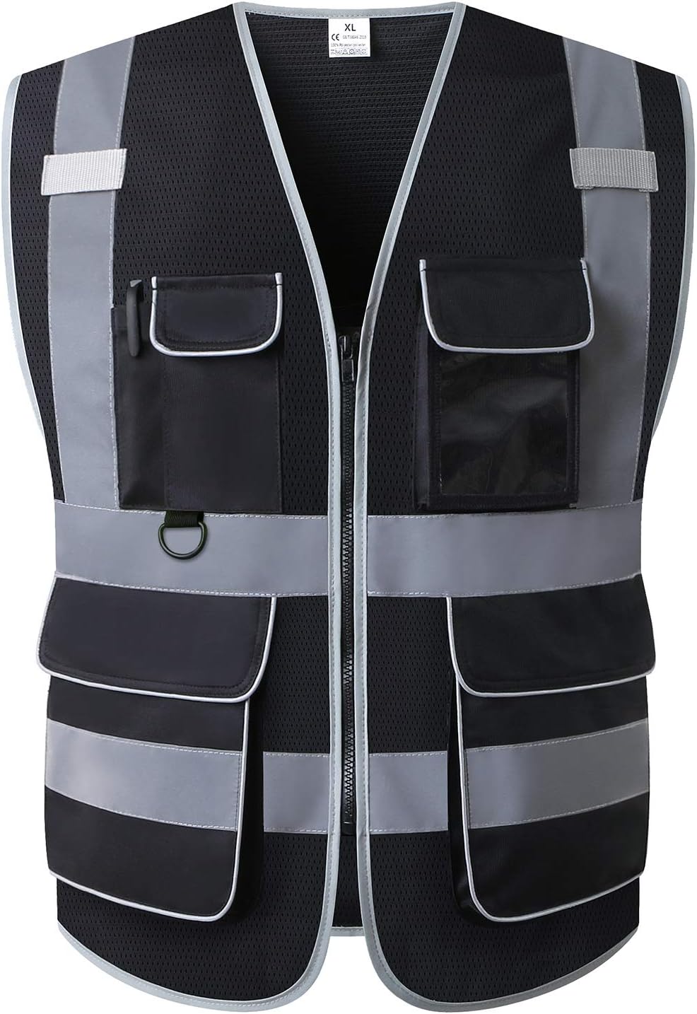 UNINOVA High Visibility Safety Vest - Multi Pockets Reflective Mesh Breathable Workwear, ANSI/ISEA Standards