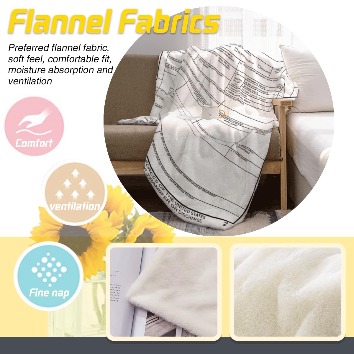 DD Form 214 Überwurfdecke, lustige amerikanische Veteranen, Decke, Geschenke für Männer im Ruhestand, warme Plüsch-Fleecedecke für Vater, Zuhause, Couch, Sofa, Schlafzimmer, Wohnzimmer,