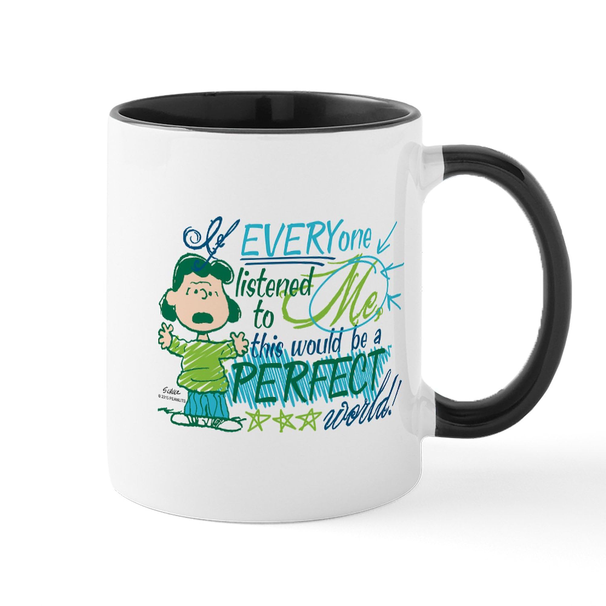 CafePress Lucys Perfect World Mugs 11 oz (325 ml) Ceramic Coffee Mug