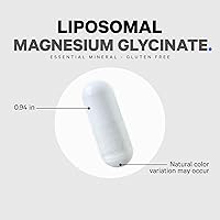 Vista 8 de Codeage Suplemento de glicinato de magnesio liposomal, suministro de 2 meses, quelato de magnesio bisglicinato, píldoras minerales de magnesio