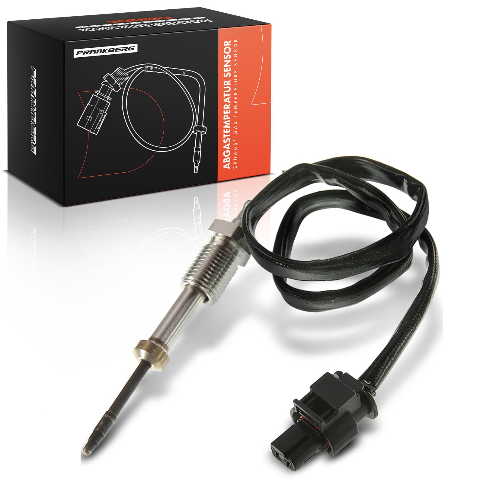 Frankberg Sensore temperatura gas di scarico 2-Poli Compatibile X1 E84 X3 F25 F11 E83 E91 13627806254