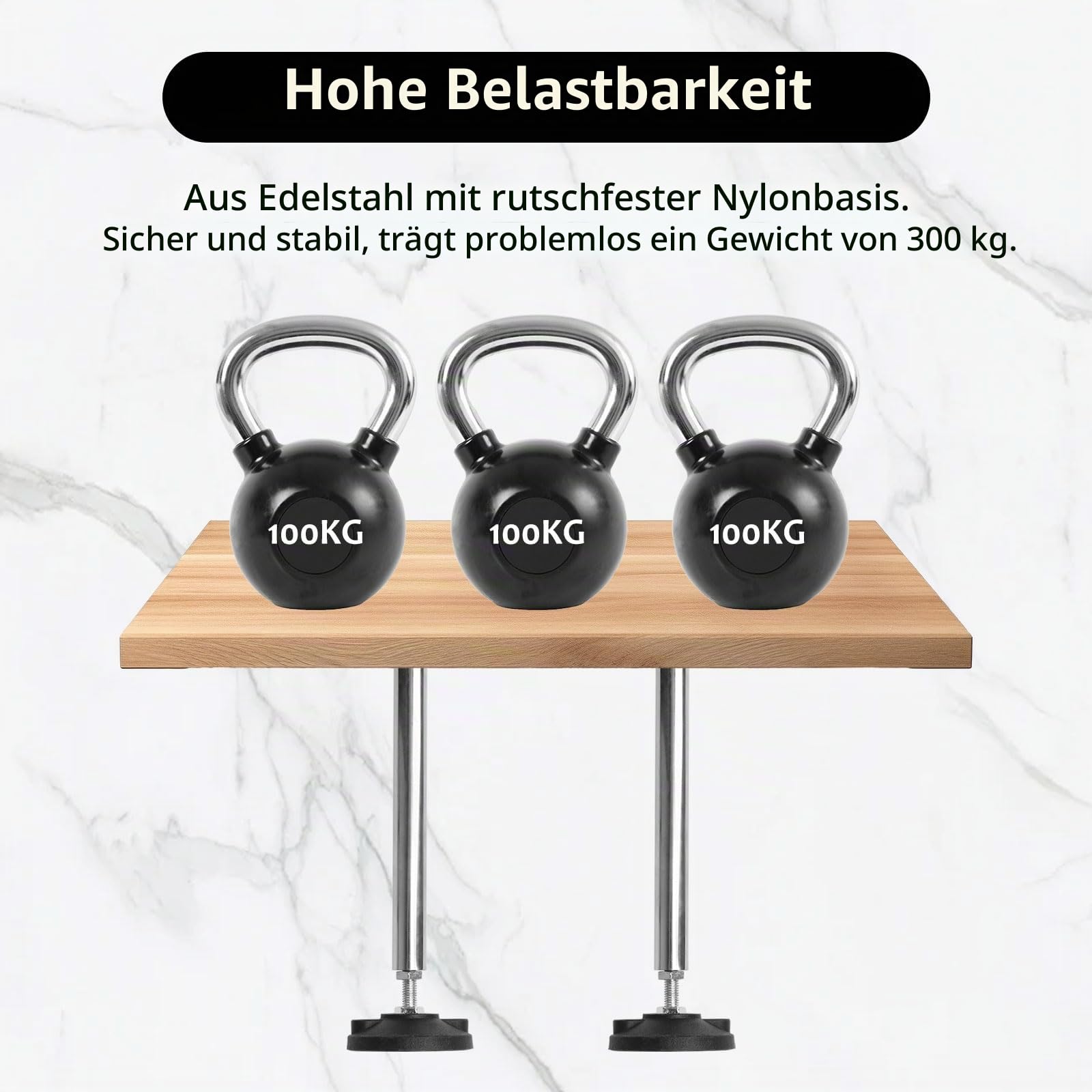 2 Stück Teleskop Stützstange Verstellbar 38-52cm, Montagestützen Unterstützt Bis zu 300 KG, Stützen Höhenverstellbar, Teleskopstützen für Wandschränke Badezimmerschränke TV-Schränke Küchenschränke