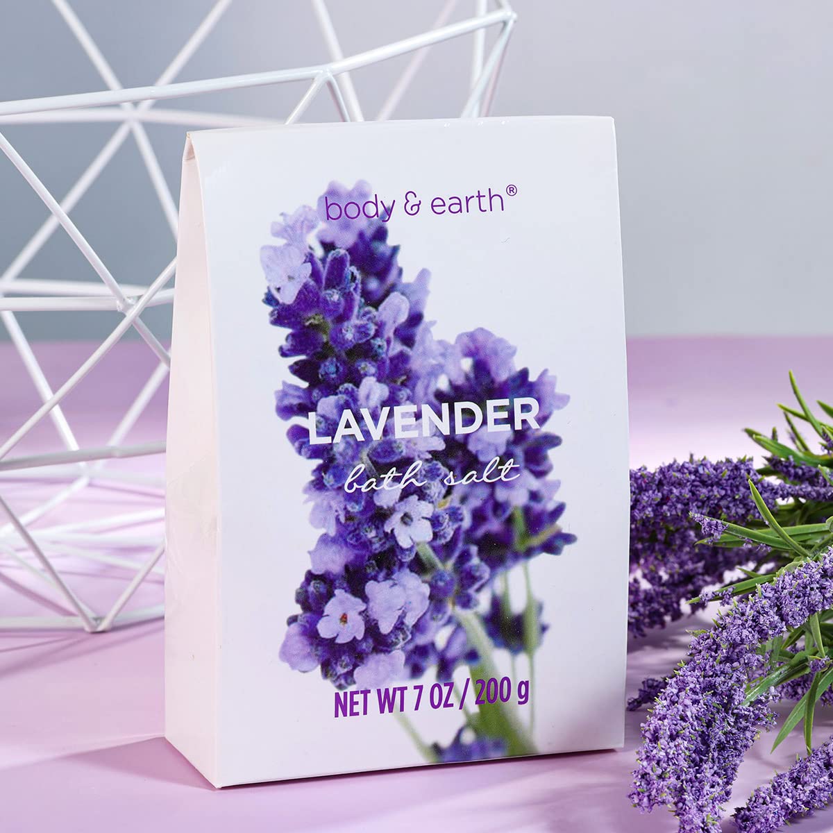 Lavanda Regalo Donna Set da Bagno 7 Pezzi, Regalo Donna Compleanno, Regalo Festa Della Mamma, Confezione Idee Regalo Donna