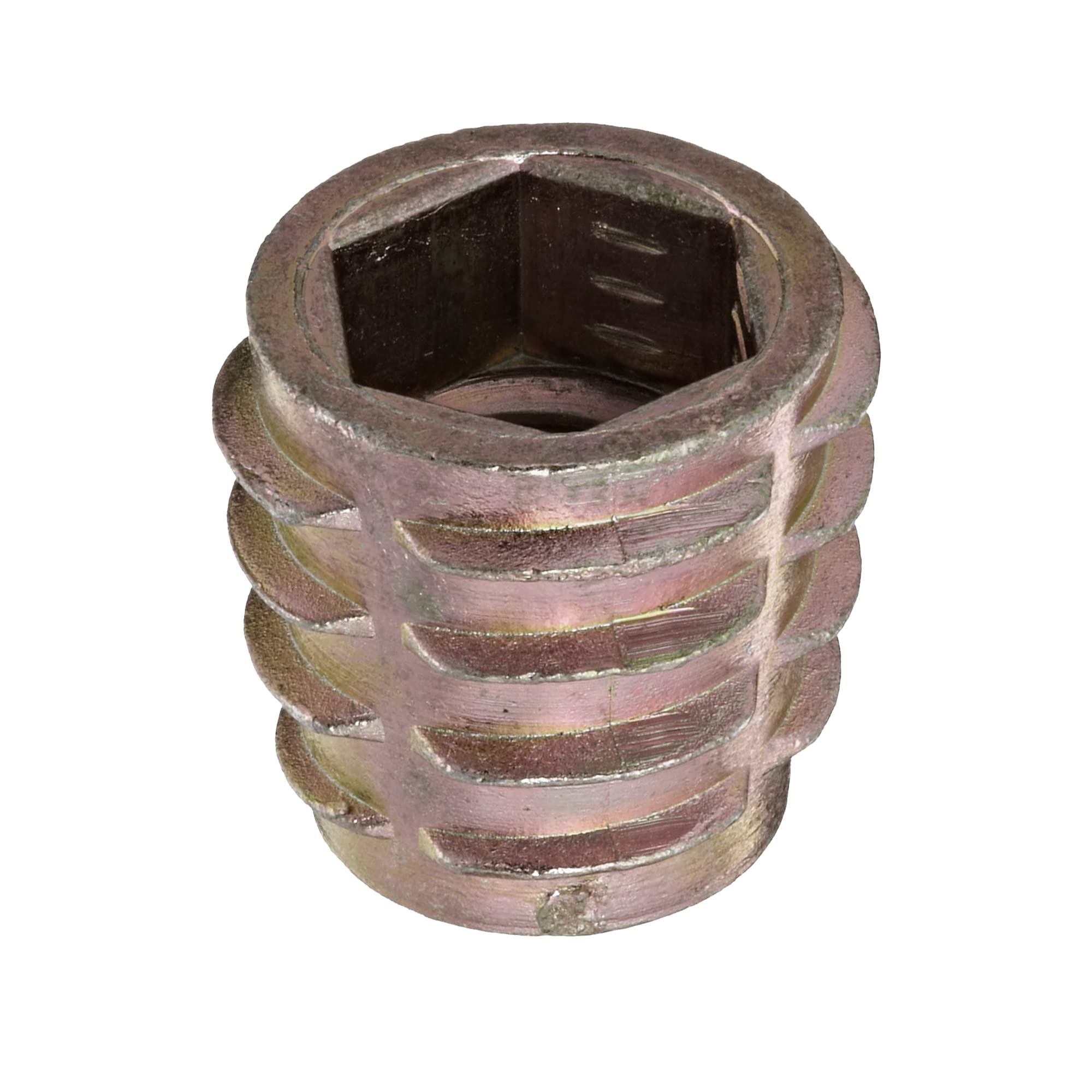 E-Z LOK Thread Inserts for Soft Wood - Hex Design -10
