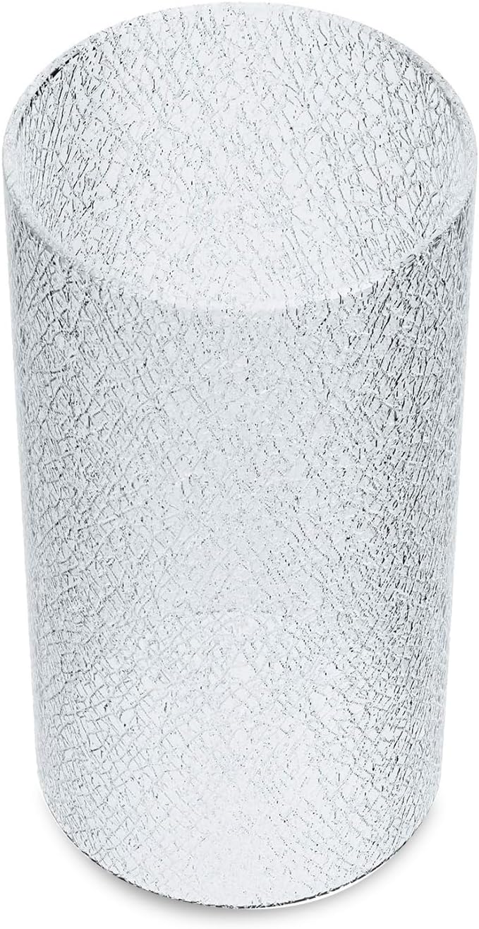 Cylinder Cracked Glass Shade Glass Lamp Fixture Shade Replacement Glass Pieces with 3/3.5/4 inches (3x10)