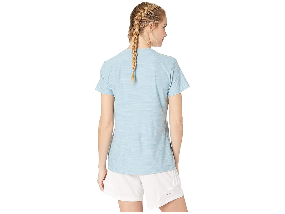 

adidas Tech Tee (Ash Grey Heather) Women's T Shirt, Gray