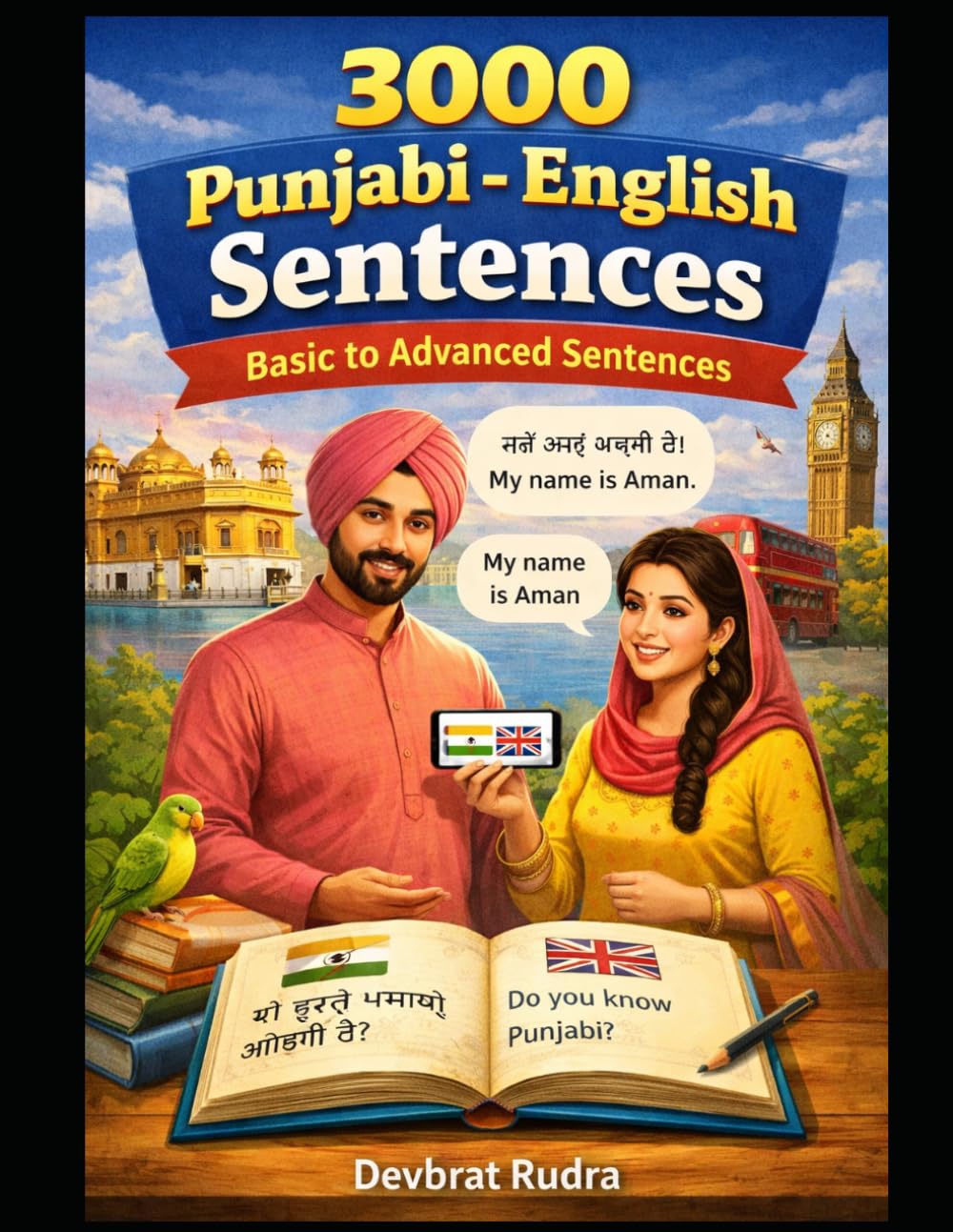 Punjabi to English Speaking | Basic to Advanced | For Beginners      Paperback – March 21, 2026