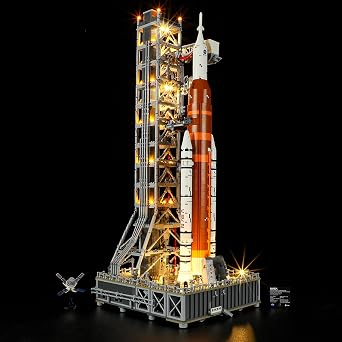 YEABRICKS LED Light for 10341 Icons NASA Artemis Space Launch System Building Blocks Model Building Set NOT Included