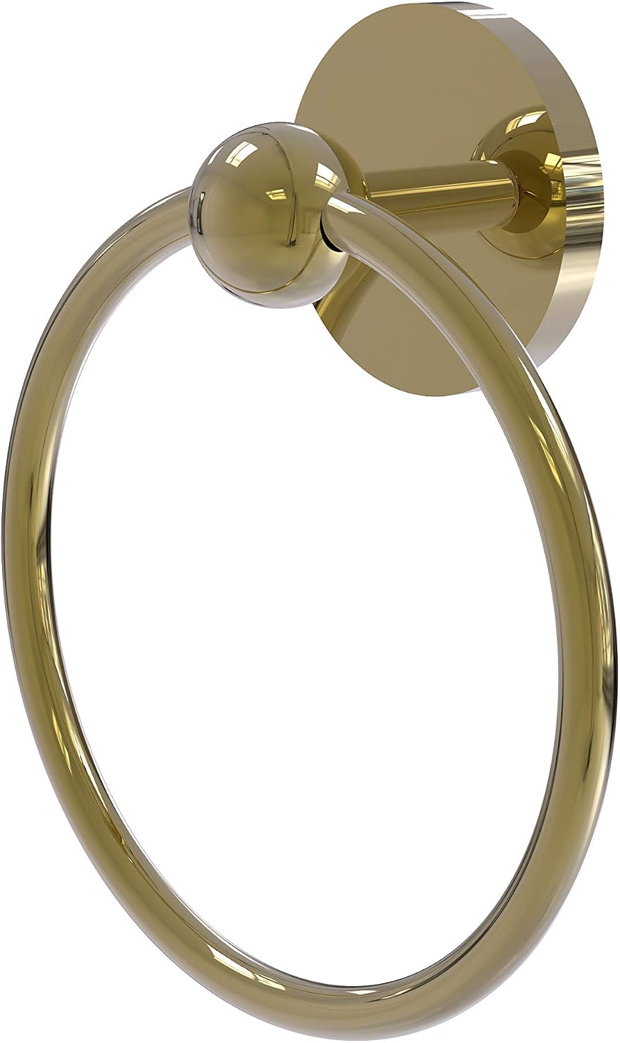 Allied Brass 1016 Skyline Collection Towel Ring, Unlacquered Brass Allied Brass 1016 Skyline Collection Towel Ring, Unlacquered Brass