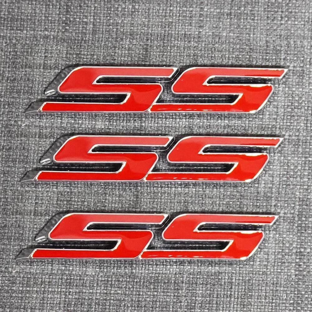 3pcs SS Emblems Badges Nameplate 3D Logo For Silverado Sierra - Foto 8