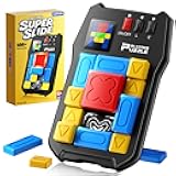 Super Slide Puzzle Games, 500+ Challenges Brain Teaser Puzzle Toy with Unblocking Logic, Stocking Stuffer for Kids Ages 6+ & Teens, Portable Travel Game, Christmas & Birthday Gift for Girls and Boys