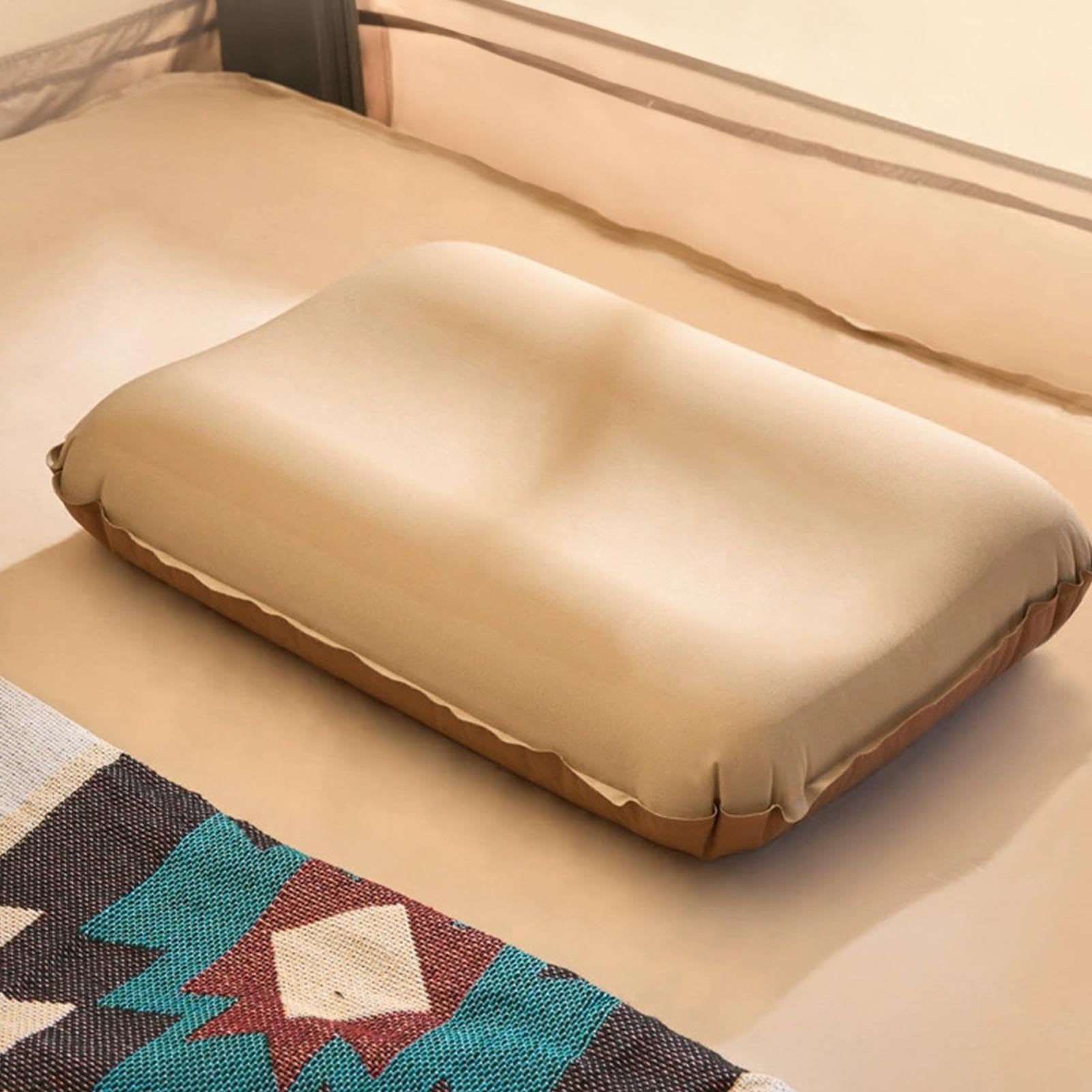 Coussins de camping – Coussin de | Oreiller confortable – Auto-gonflant 3D | haute élasticité soutien portable design compact parfait pour les aventures en plein air et les voyages pour le