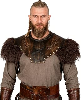 Viking Chest Armor Leather Breastplate Armor Men Women Medieval Accessory