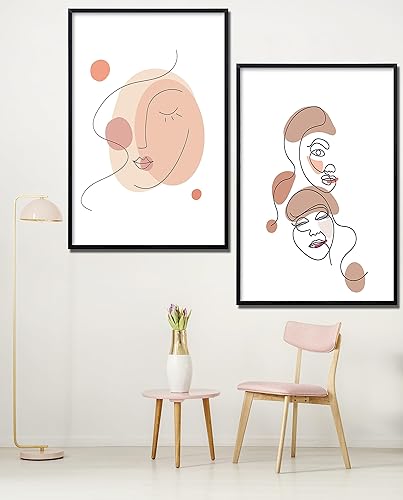 Miniatura 5 de ELSKER&HOME Paquete de 3 marcos de 20 x 30 pulgadas, marco de fotos negro de 20 x 30 pulgadas para montaje en pared horizontal o vertical,