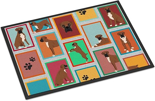 Vista 188 de Caroline's Treasures MLM1087MAT - Felpudo de perro de montaña bernés de 18 x 27 pulgadas, para interiores y exteriores, para entrada, Bernese