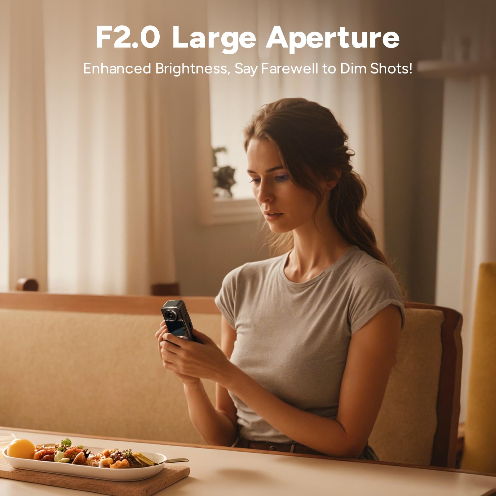 SJCAM C300 vlogging camera,Action Cam 4K con Stabilizzazione 6-Assi,7Ore di Autonomia,Doppio Schermo Touch, Impermeabile 30M, Grandangolo 154° Microfono Integrato e Scheda 64GB Inclusa(Nero)