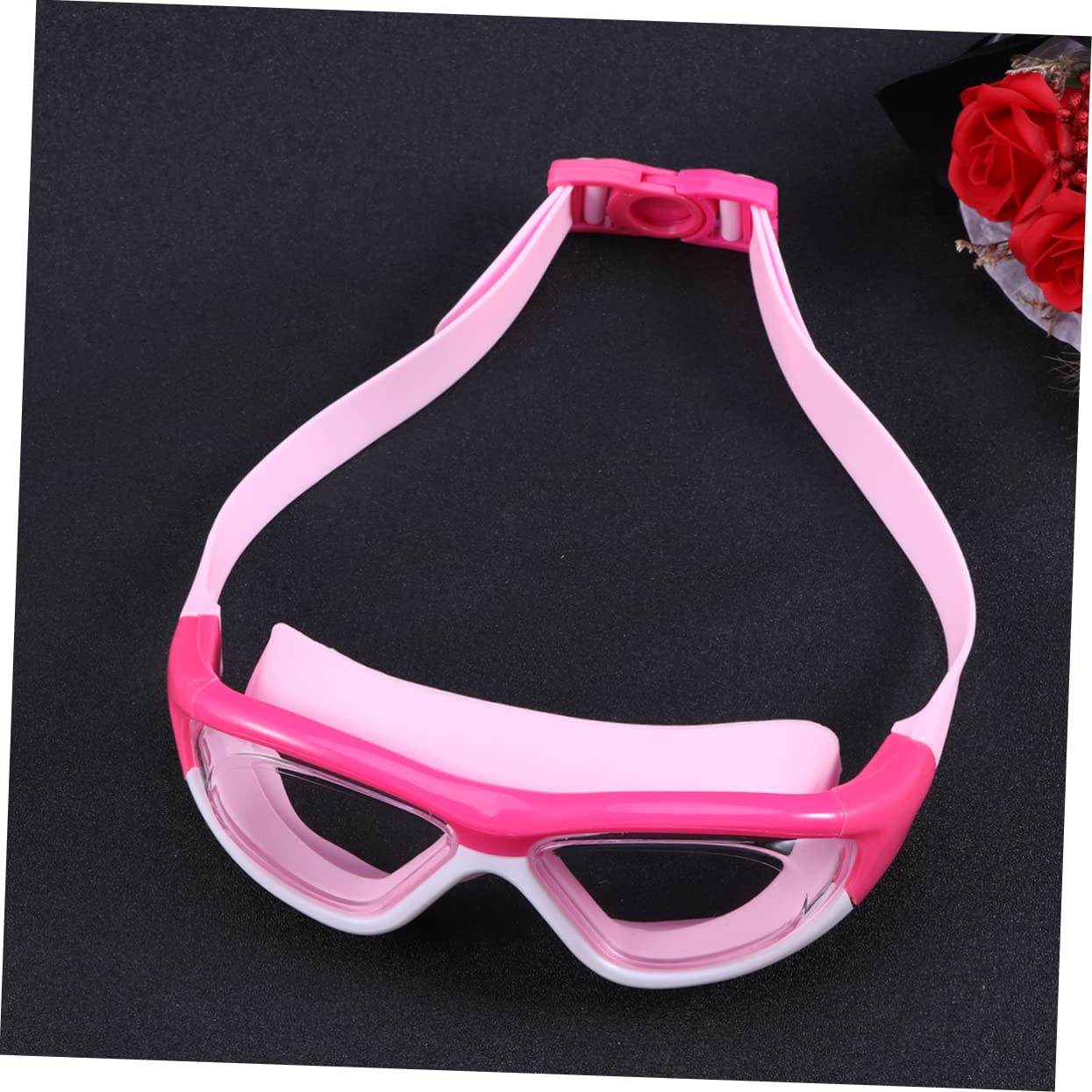 HANABASS occhialini occhiali da nuoto antiappannamento bicchieri antisputo anti sputo occhiali per computer occhiali da nuoto protettivi UV occhiali da nuoto impermeabili Blue
