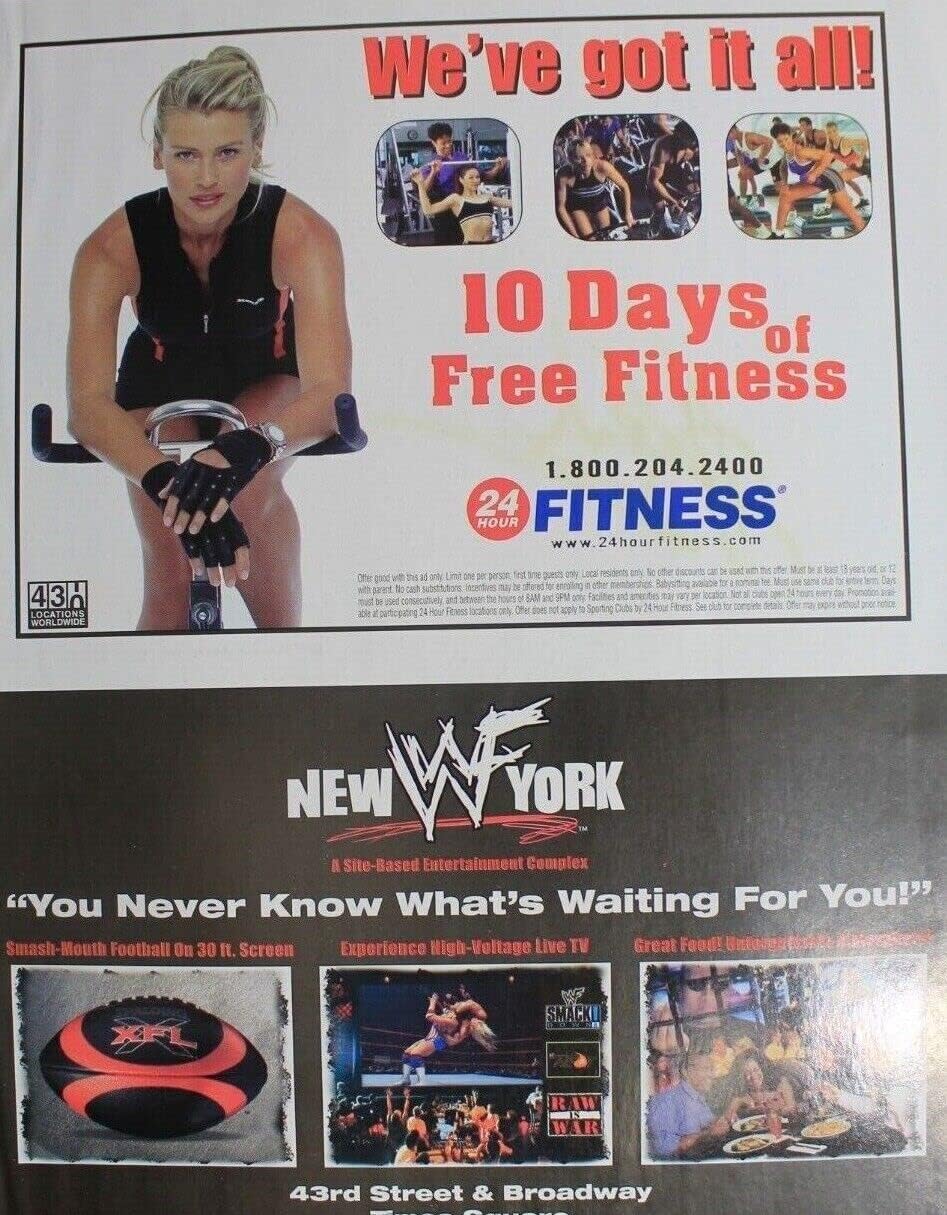THE ROCK Dwayne Johnson Autographed 8x10 WWF Program Page Signed Bold Auto JSA