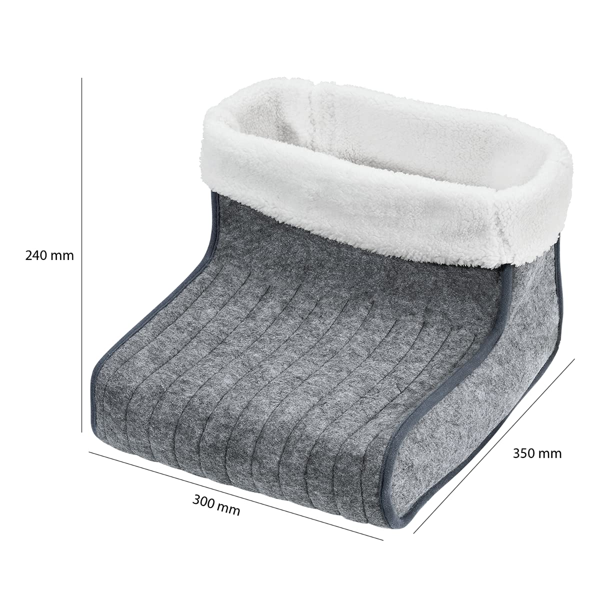 PROFICARE PC-FW 3058 CALENTADOR DE PIES, 3 NIVELES DE TEMPERATURA, FORRO LAVABLE