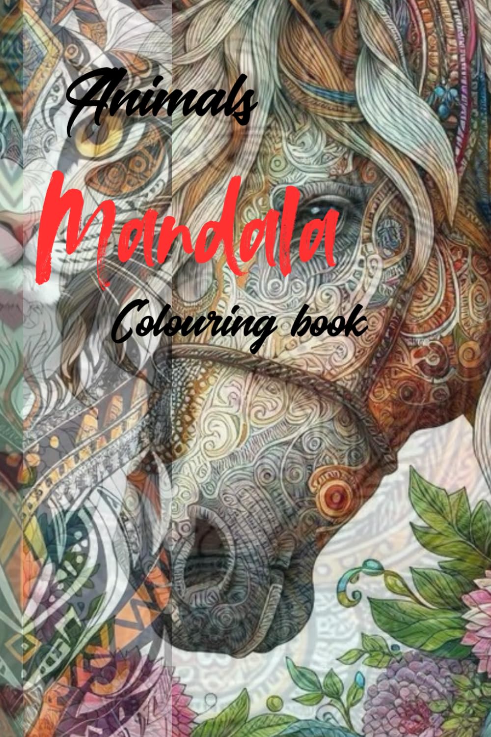 Animals Mandala colouring book