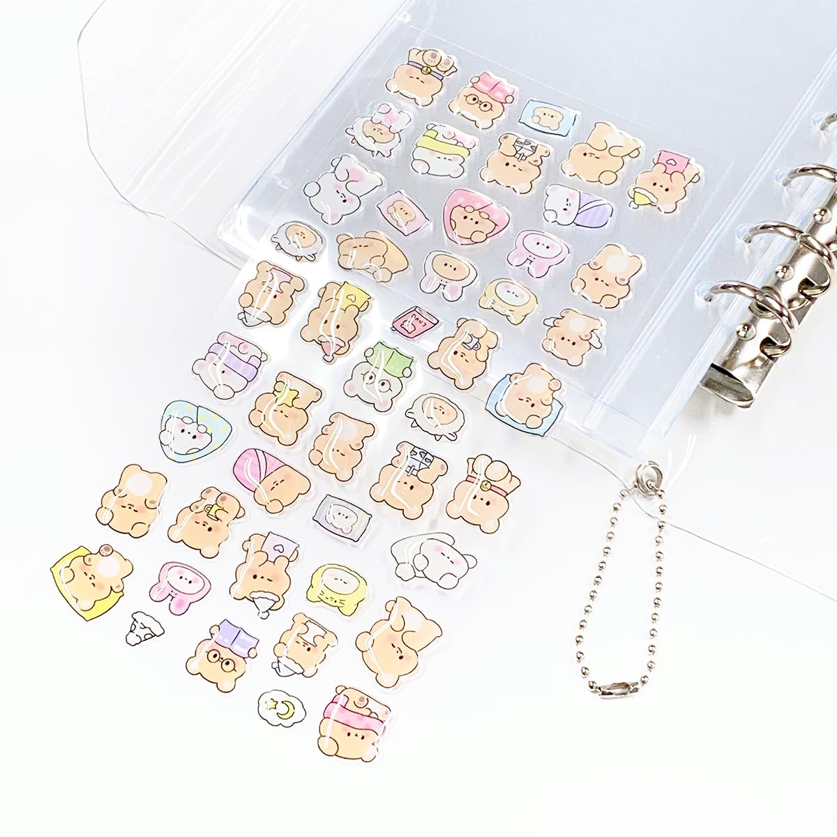 2WAY シール帳 Lサイズ 透明 Amazon.co.jp: [大きめ] 2WAY クリアシール帳 LL [リフィル・ポケット5