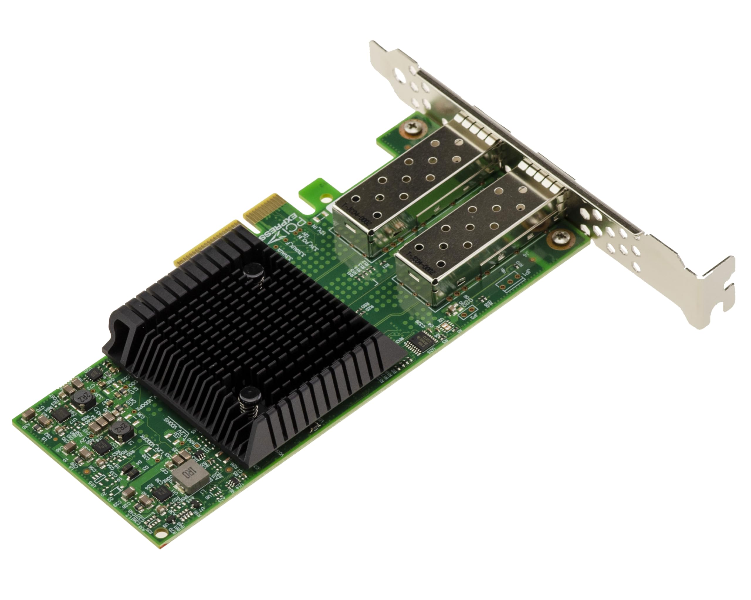 KALEA-INFORMATIQUE Scheda controller PCIe x4 LAN 10G in fibra SFP+ a 2 porte con chipset MELLANOX ConnectX-4, supporto RDMA, SR-IOV, PXE