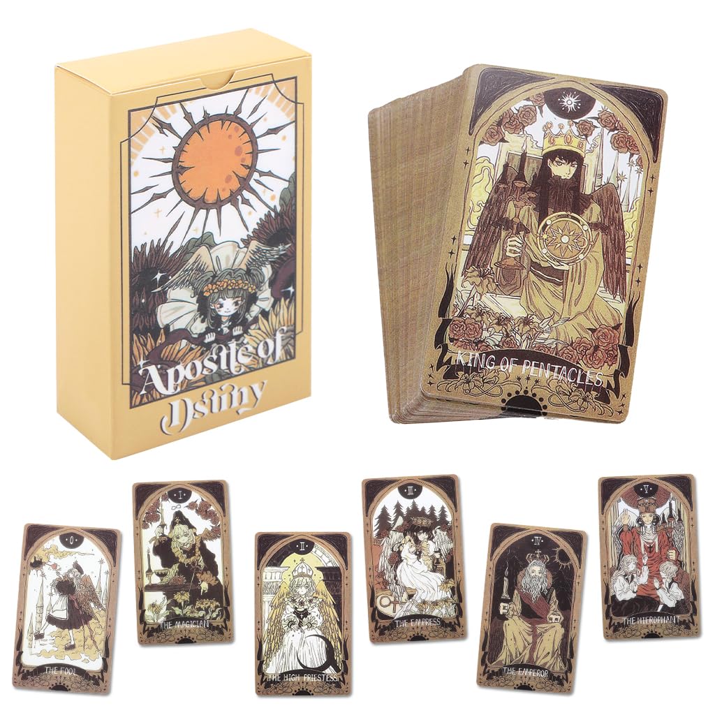 Zibuyu Apostle of Destiny Tarot Deck 78 Cards, Oracle Set for