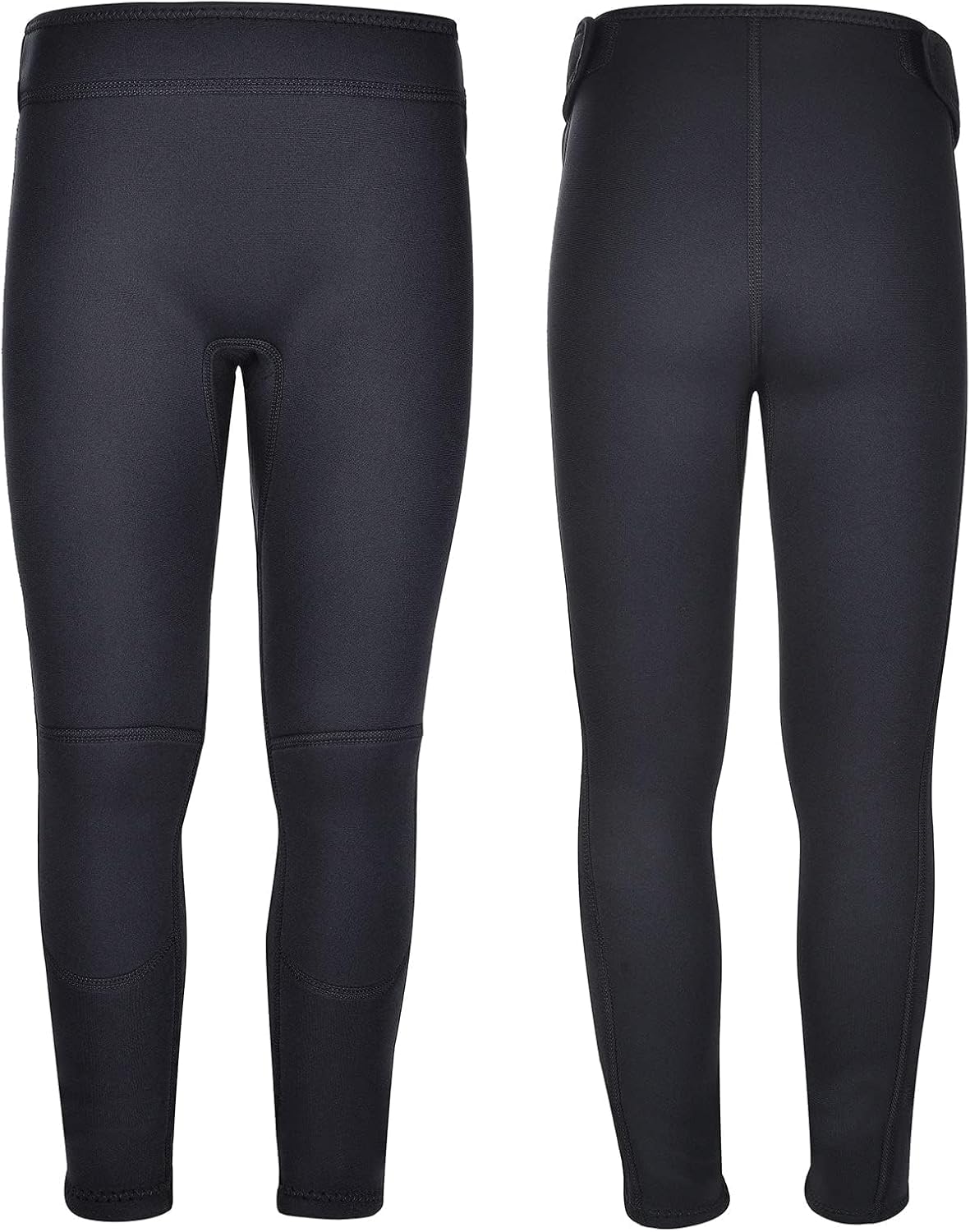 Wetsuit Pants for Kids Boys Girls and Youth 3mm Neoprene Children Wet Suits Adjustable Bottoms Keep Warm in Cold Water to Swimming Workout Scuba Diving Surfing Canoeing Snorkeling