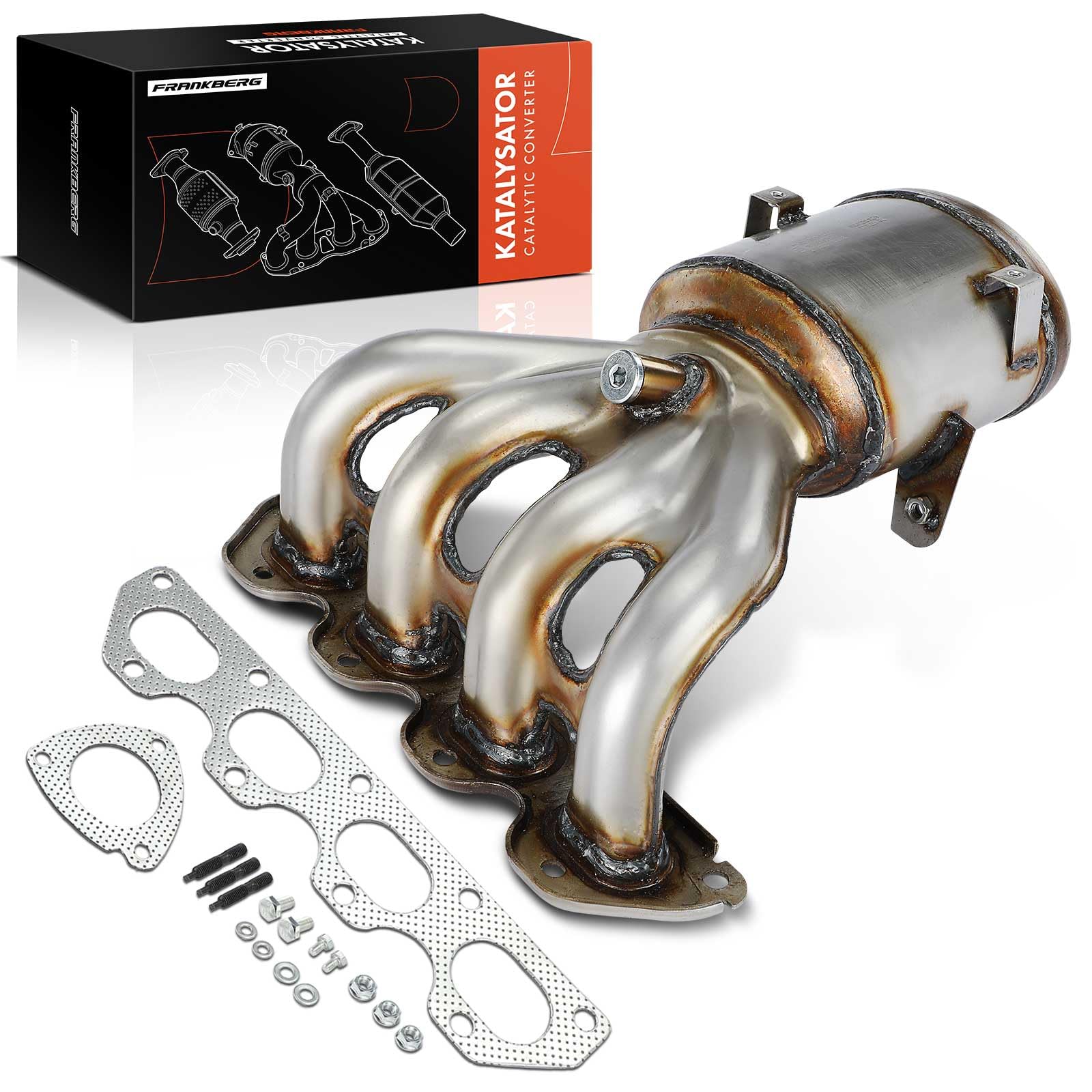 Frankberg Catalizador Gasolina Compatible con Zafira/Zafira Family B A05 1.6L Astra H Twintop A04 1.8L Astra H A04 1.8L Astra J P10 1.6L Mokka/Mokka X J13 1.6L Replace# 95524055