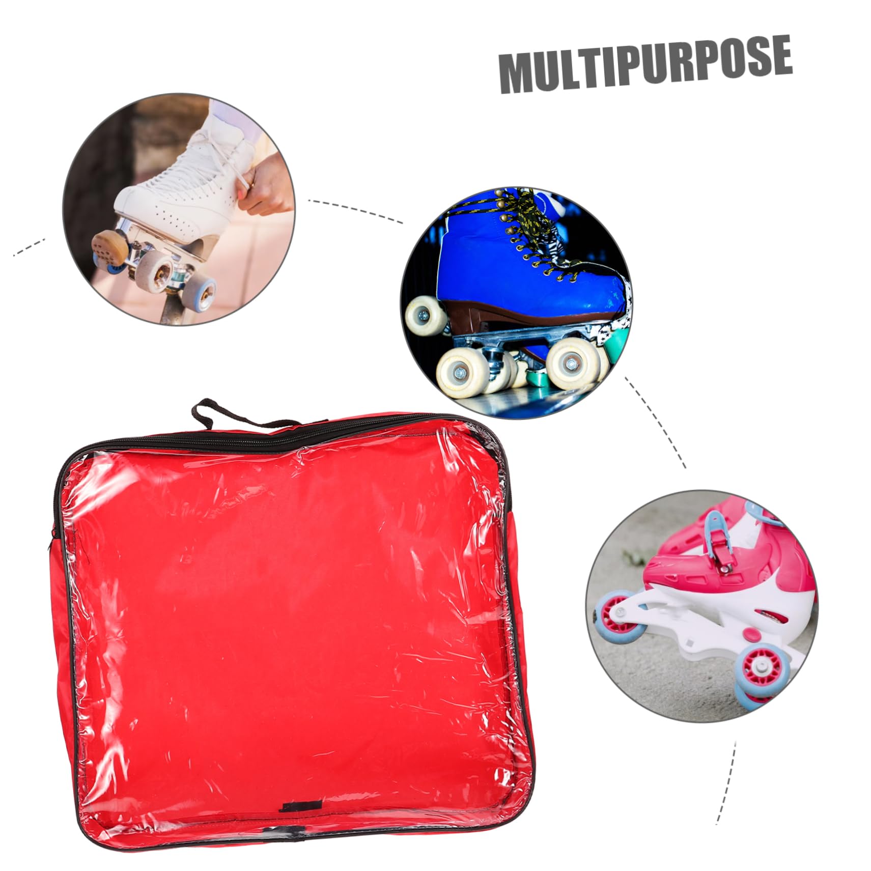 Happyyami Skate Blade Bag Bag for Roller Skates Sturdy and Wear-Resistant Skates Shoes Holder