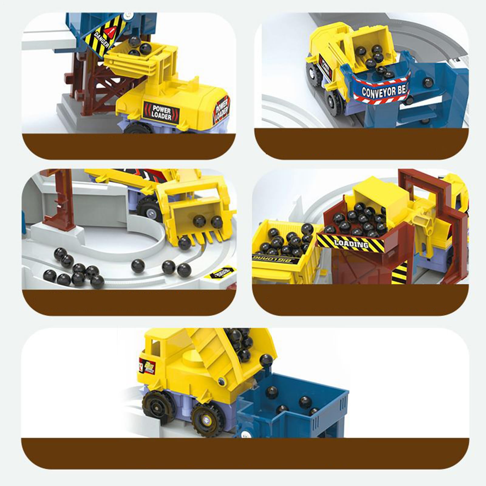 Juego De Pistas De Aventuras para Vehículos De Cantera: De Aprendizaje para Niños Pequeños, Juego De Construcción Flexible, Equipo De Construcción Stem | De Coches De Carreras para Niños