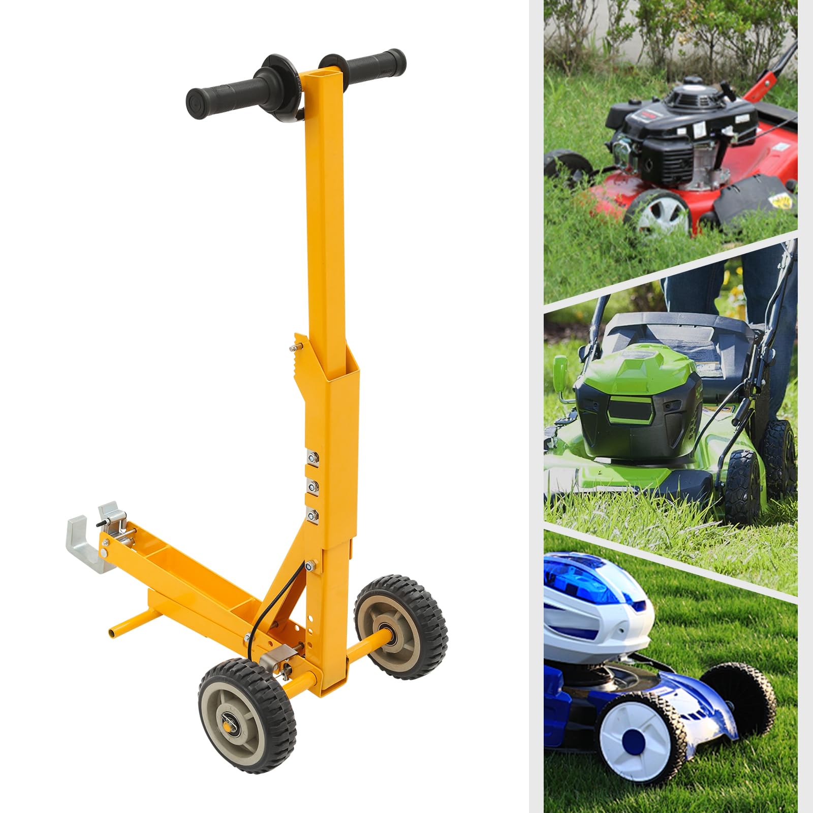 Tosaerba manuale, capacità di carico di 363 kg, dispositivo di sollevamento caricato a molla, sollevatore per tosaerba e trattori