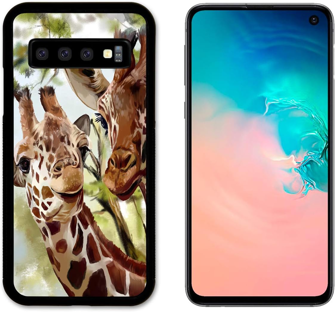 Cell Phone Cover - Slim Fit - Compatible with Samsung Galaxy S10 - Giraffes