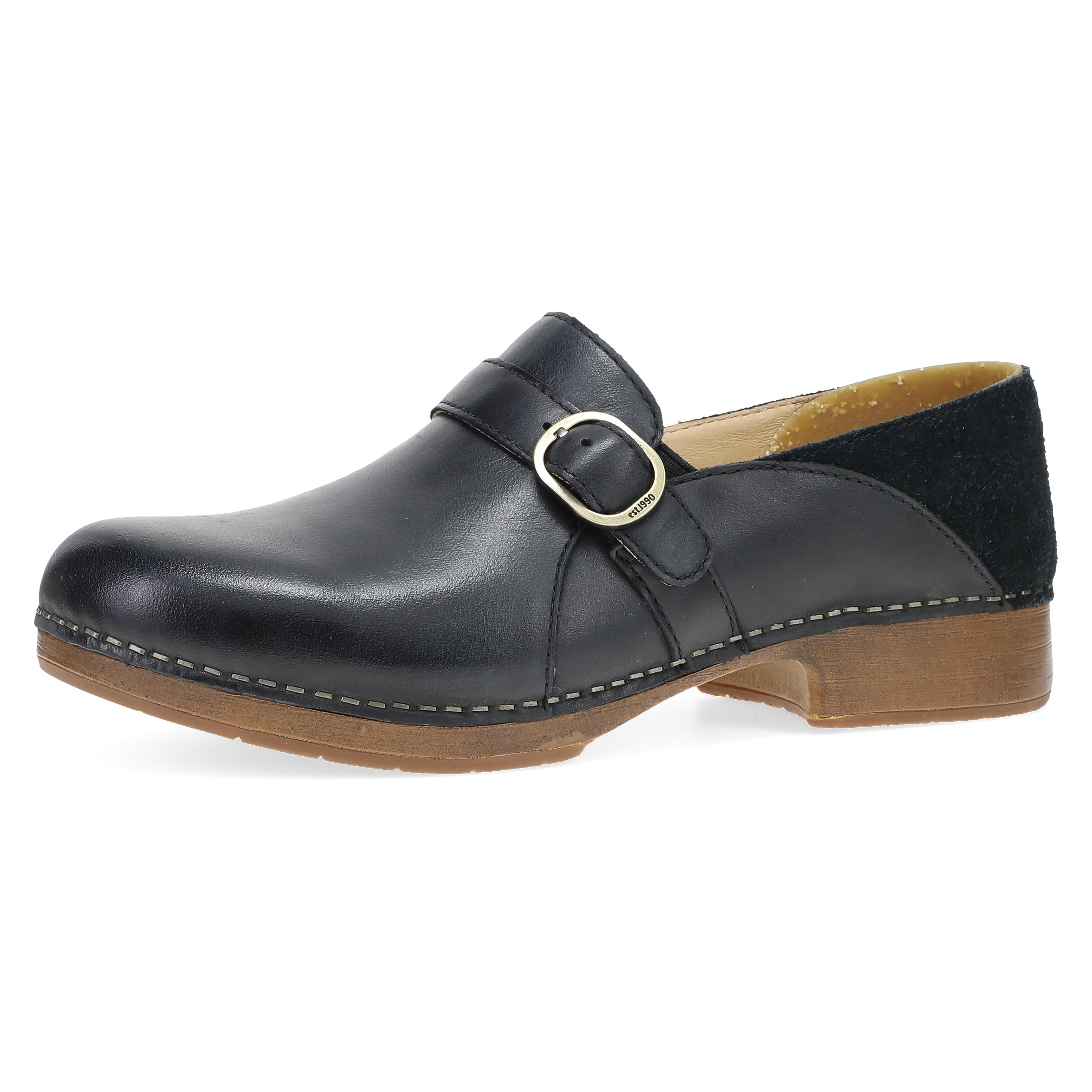 Women’s Loafer Clog Margaret Closed-Back Slip-On with Classic Hardware, Low Profile Design & All-Day Comfort-image-1