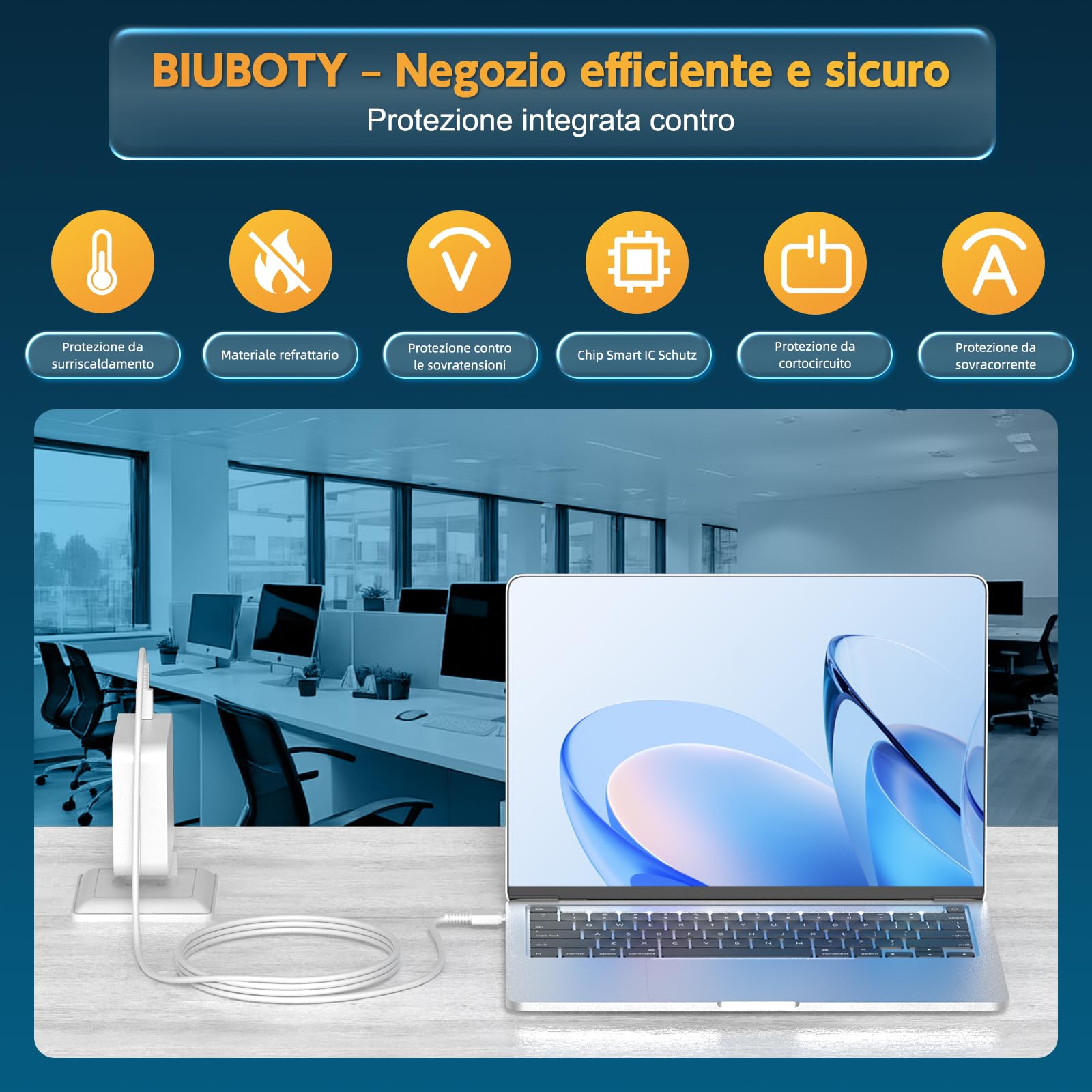 96W Alimentatore USB C Caricatore per Macbook Pro Air 13 15 16 Pollici 2020 2019 2018 2017 2016 Charger iPad Pro 11 12.9 pollici Caricabatterie 87W AC Adapter Cavo USB C a C 2M