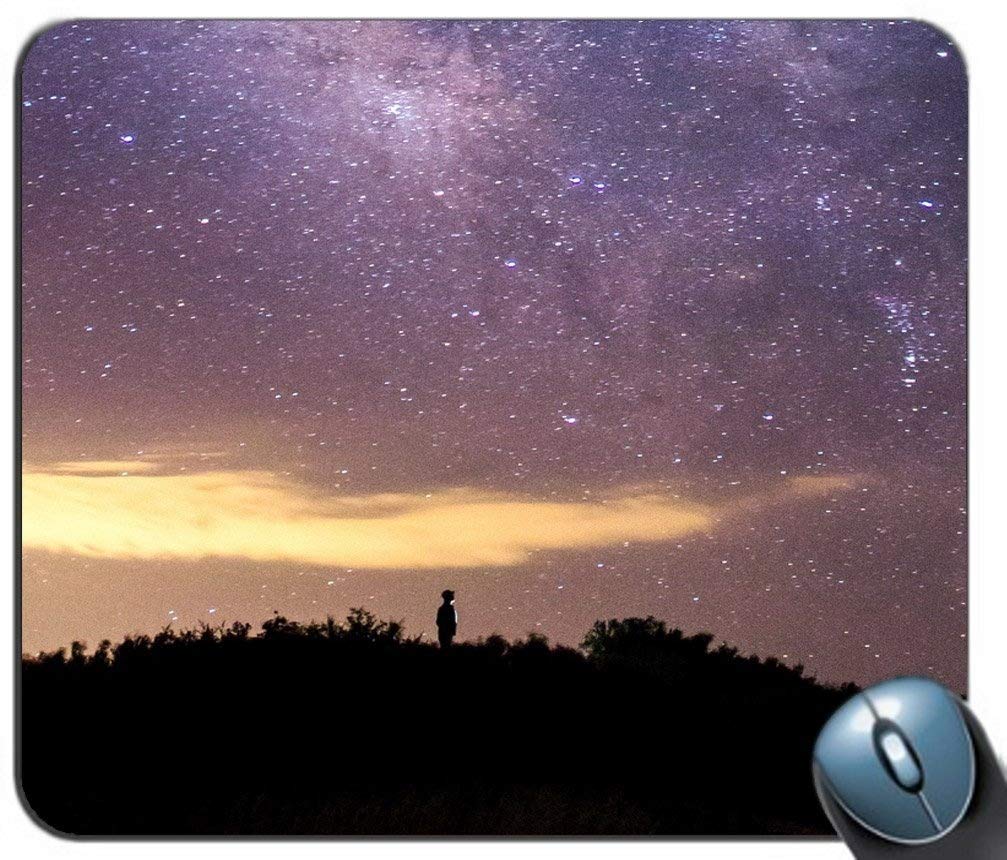 YENDOSTEEN Precision seaming gaming mouse pad,Starry Sky Night Pattern Customized Rectangle Non-Slip Rubber Mouse pad Gaming Mouse mats