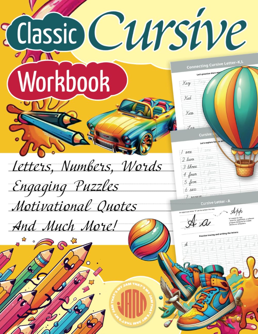 Classic Cursive Workbook for Kids Ages 8-12: Learn and Practice Timeless Handwriting and Penmanship for Teens and Tweens