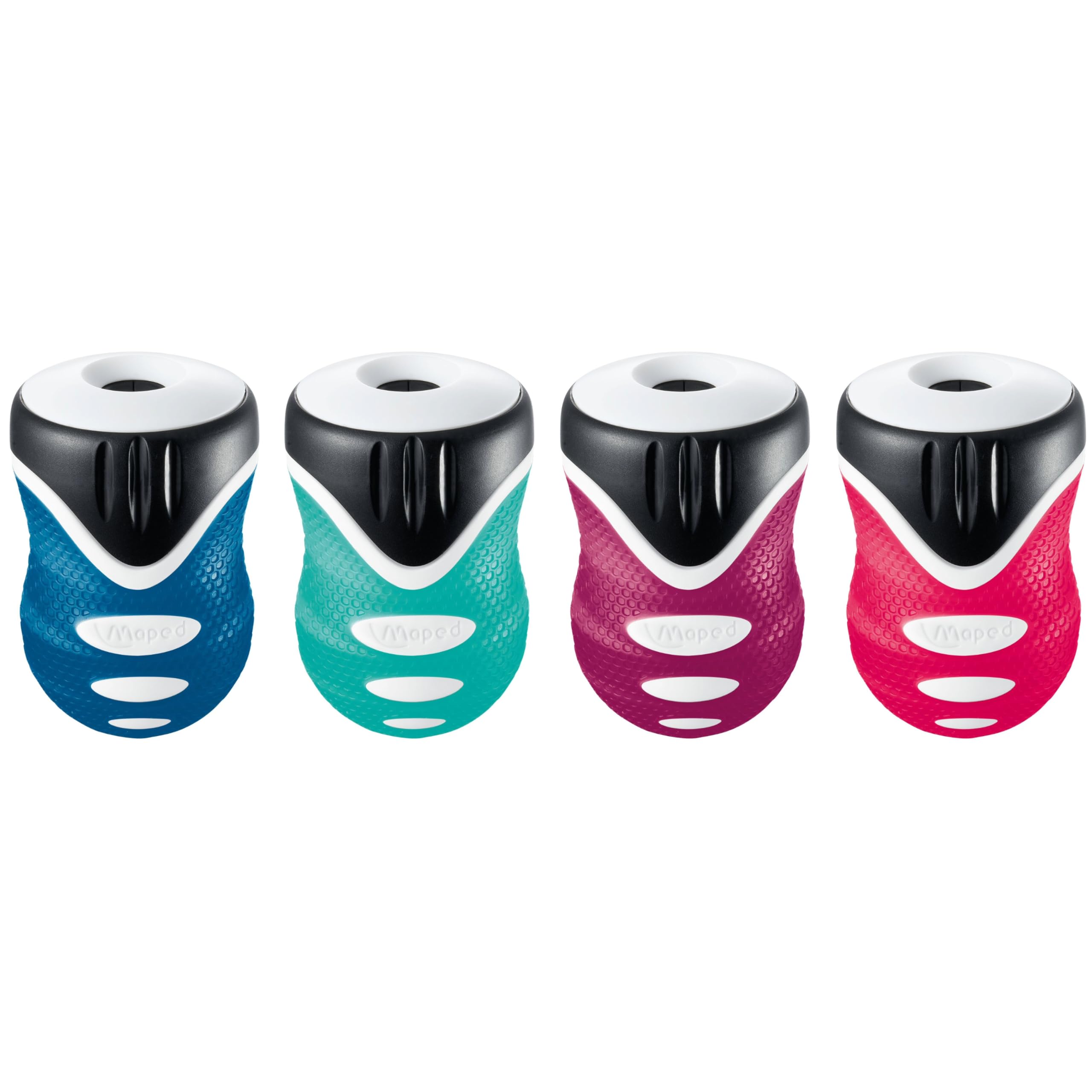 Maped Taille-crayon Planète – 1 Trou – Réserve Métallique – Design Ergonomique Et Compact – Vendue à L’unité – Coloris Aléatoire – Collectionnez Les Planètes
