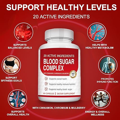 Miniatura 2 de Suplemento complejo de azúcar en la sangre, ayuda a mantener los niveles normales de azúcar en la sangre, fórmula natural con melón amargo, hoja de