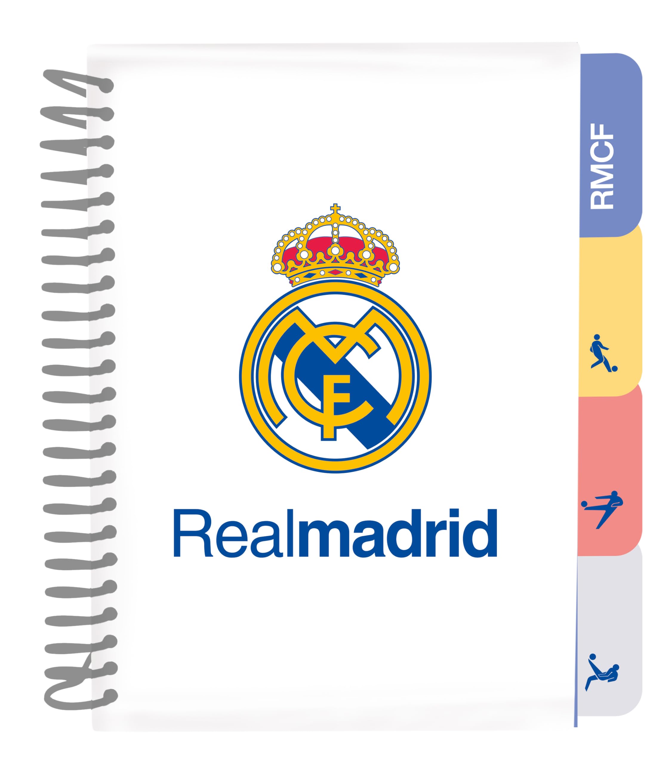 Real Madrid EQUIPACIÓN 26/27 – Notepad A5, Notebook, Notebooks, Ideal for Children of School Age, Comfortable and Versatile, Quality and Resistance, 14.8 x 21 cm