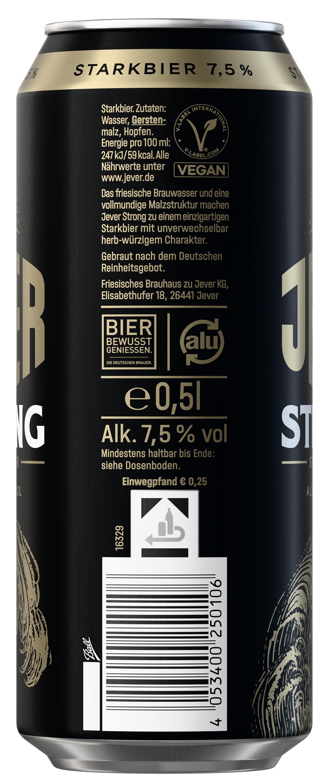 Jever Strong - Starkbier, EINWEG 24x0,50 L Dose