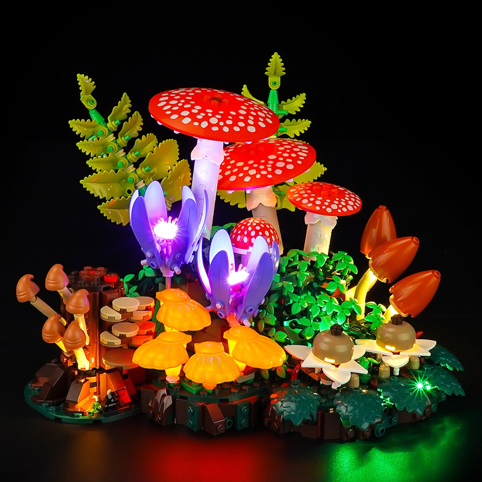 YEABRICKS LED Light for Lego 11505 Botanicals Woodland Mushrooms Building Blocks Model -Gift for Collectors & Hobbyists(Building Set NOT Included)