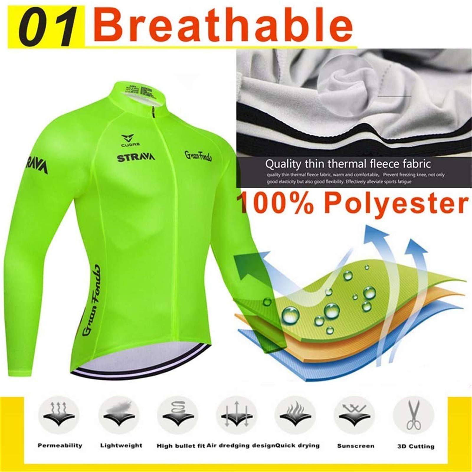 Męska koszulka kolarska, garnitur górskie górne części rowerowe szybkoschnące oddychająca koszulka rower górski MTB wyścigi rowerowe ubrania 5D żelowe wyściełane (zielone 2,M)