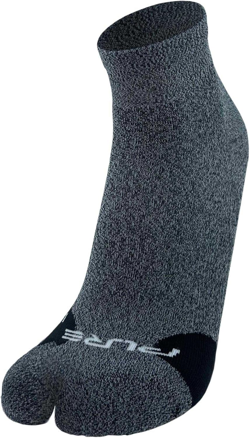 Pure Athlete Bunion Relief Sock - Ankle Length Tailors Bunion Corrector Socks for Men Women Split Toe Design