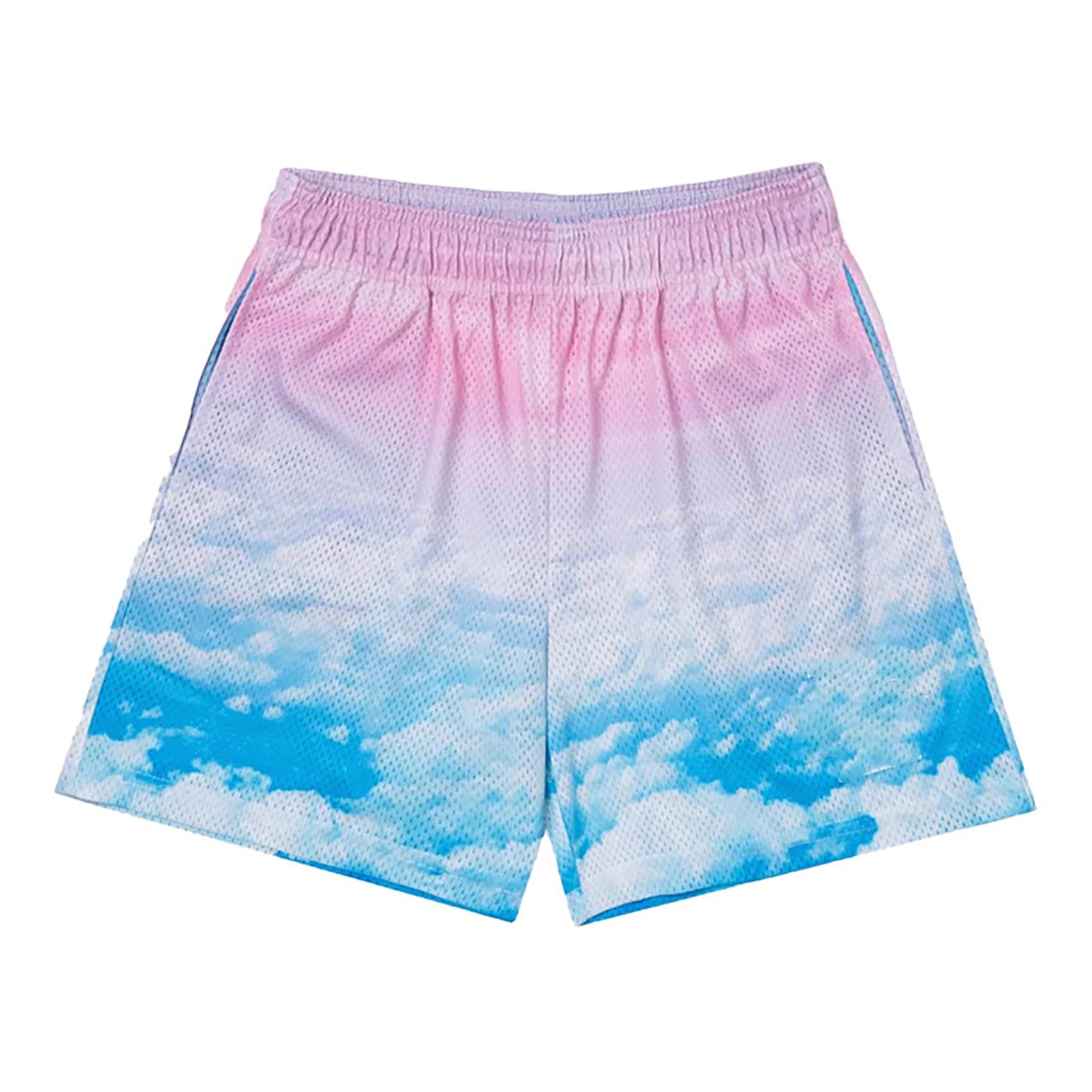 DIOTSR Mens Skyline Graphic Shorts Casual Streetwear Cool Basketball Shorts Running Workout Shorts with Pockets