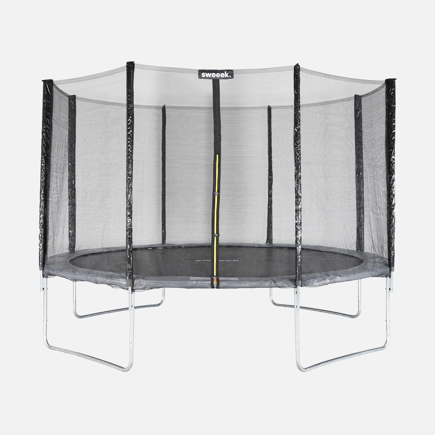 sweeek Cama elástica 370cm - Saturne con su Red de protección - Cama elástica de jardín | Calidad Pro|Normas UE